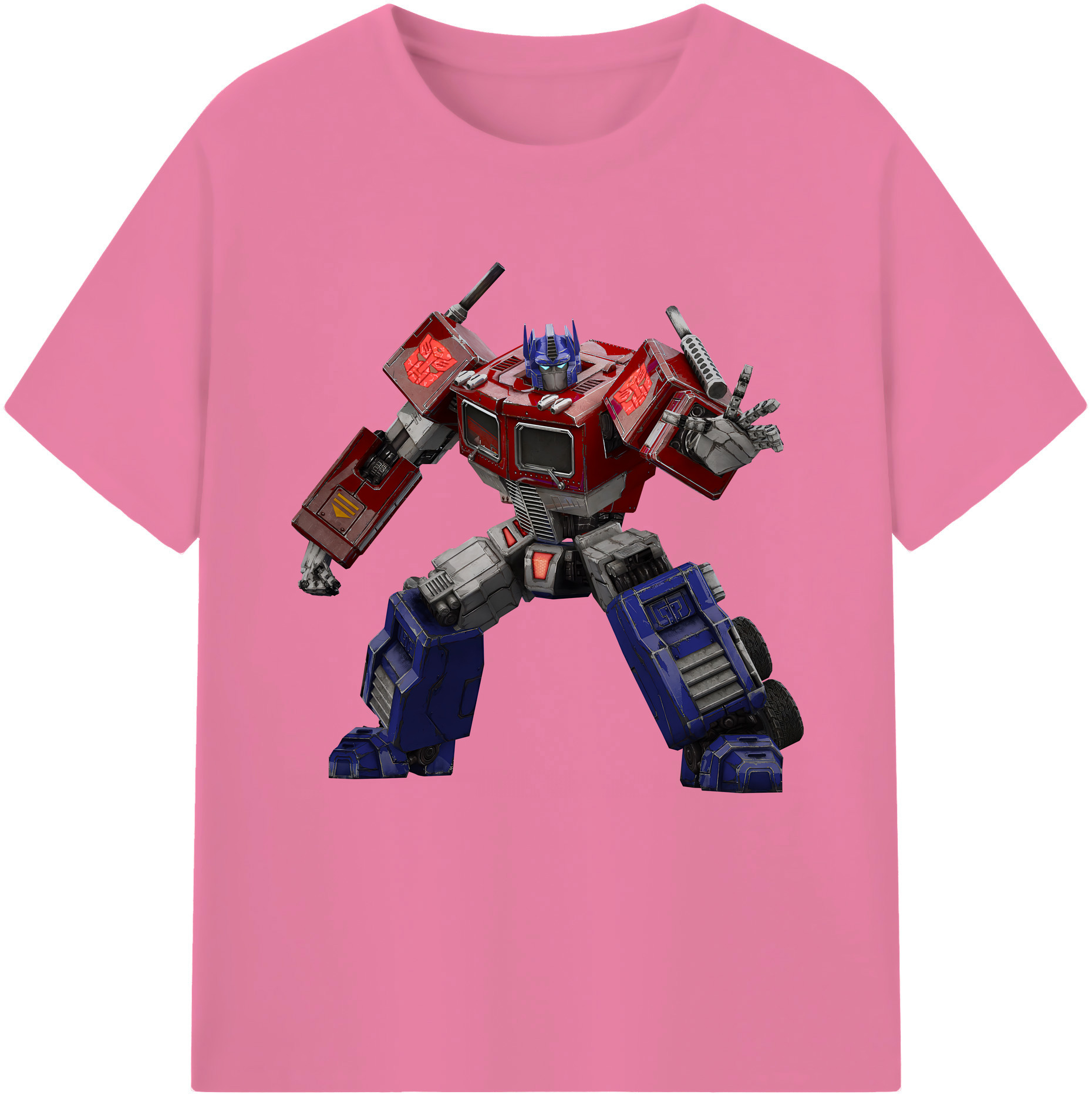 （画像用） Transformers トランスフォーマー 綿100％半袖Tシャツ（フロントプリント）